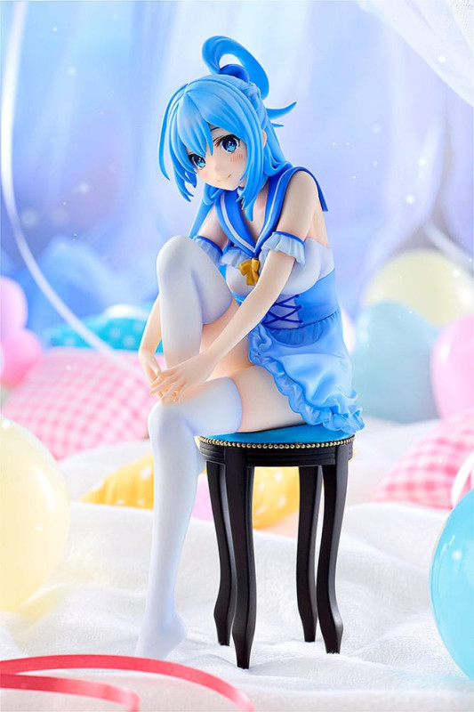 Konosuba God's blessing on this wonderful world! PVC Statue Aqua: Light Novel 10th Anniversary Ver. 1