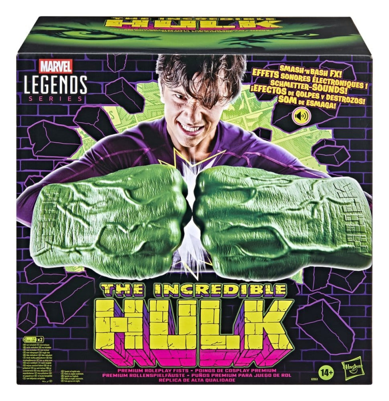 The Incredible Hulk Marvel Legends Premium Roleplay Fists 3