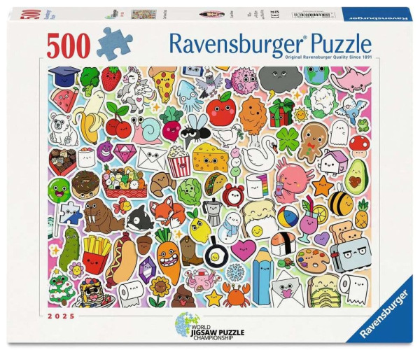 Kawaii Jigsaw Puzzle Cute Kawaii Chaos (500 Pieces)