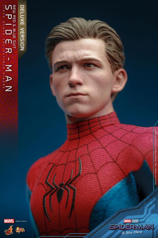 Spider-Man: No Way Home Movie Masterpiece Action Figure 1/6 Spider-Man (New Red and Blue Suit) (Delu