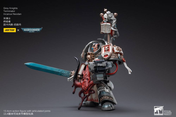 Warhammer 40k Action Figure 1/18 Grey Knights Terminator Incanus Neodan 13 cm 3