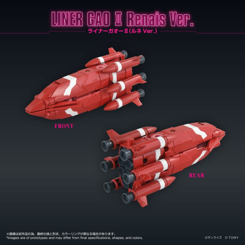 GaoGaiGar Toyrise Accessory Set Gao Machines Renais Ver. 2