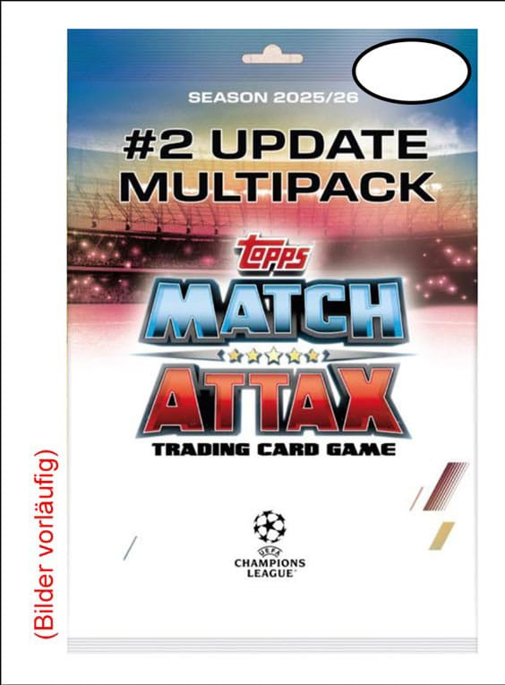 UEFA Champions League Match Attax Trading Cards 2025/26 Mega Multipack Update Star Ballers *German V