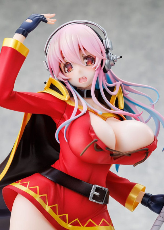 Super Sonico x Konosuba PVC Statue 1/7 Super Sonico Megumin collaboration Ver. 25 cm 13