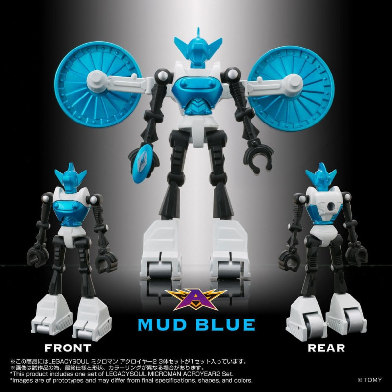Microman Legacysoul Action Figure 3-Pack Acroyear 2 7