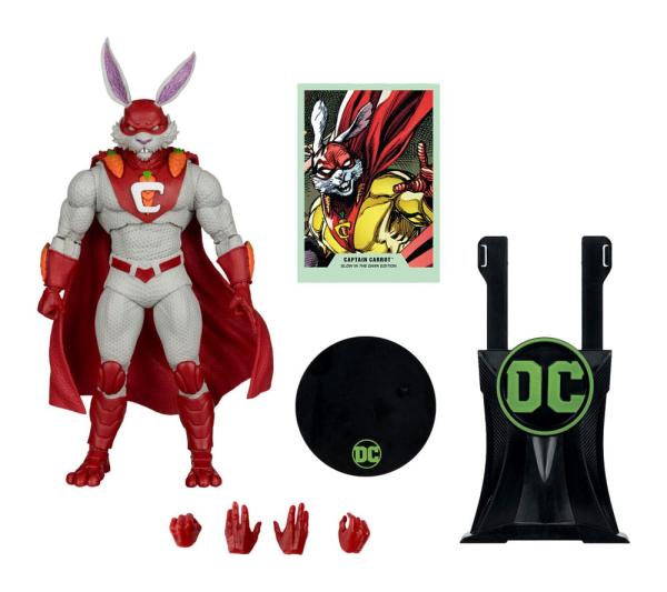 DC Multiverse Action Figure Captain Carrot (Justice League Incarnate) Glow In The Dark Edition (Gold 2