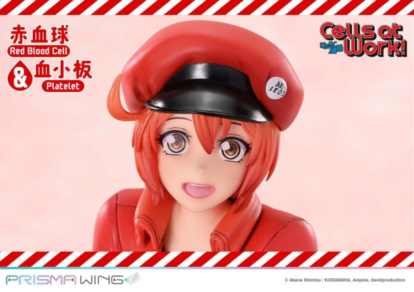 Cells at Work Prisma Wing PVC Statue Red Blood Cell & Platelet 26 cm 7