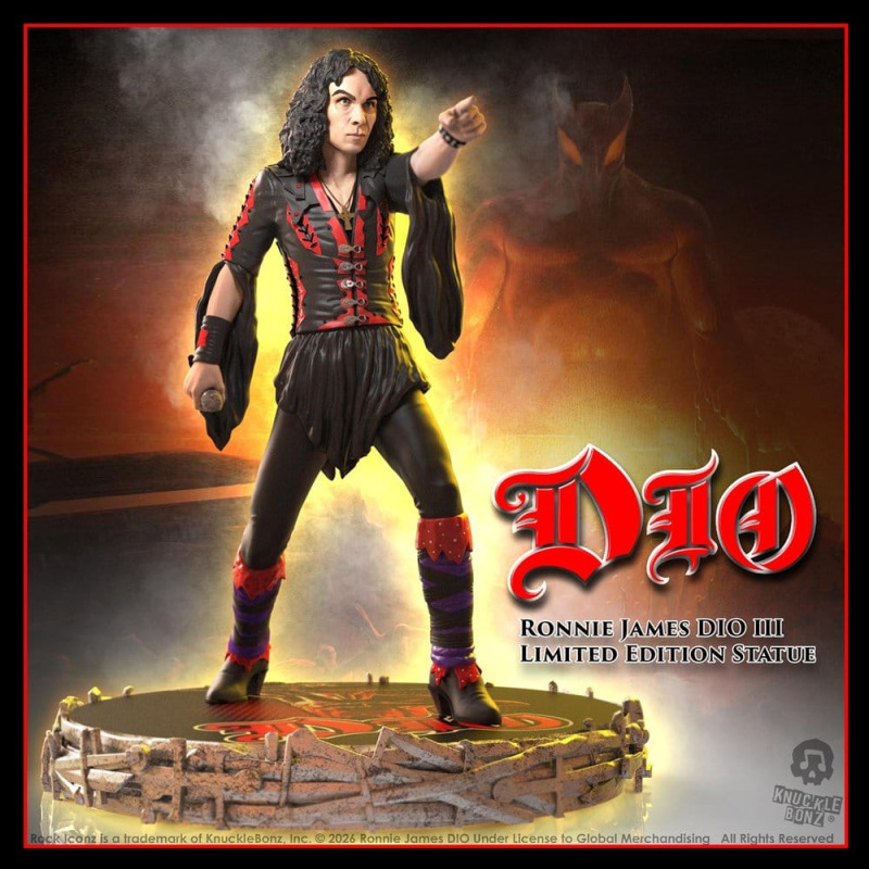 Dio Rock Iconz Ronnie James Dio III 18 cm 1