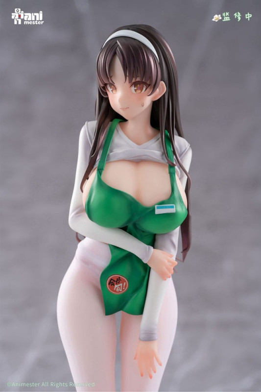 Original Character Statue 1/6 First Business! Mari Hanamiya the Gentle Shop Assistant illustration b 11