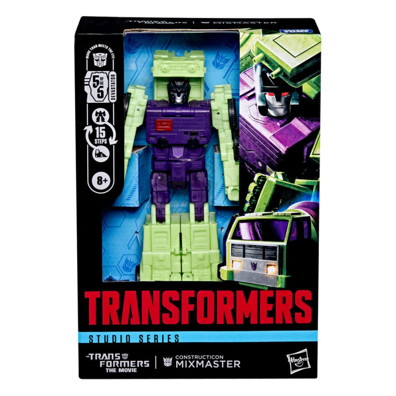 The Transformers: The Movie Studio Series Voyager Class Action Figure Constructicon Mixmaster 16 cm 4