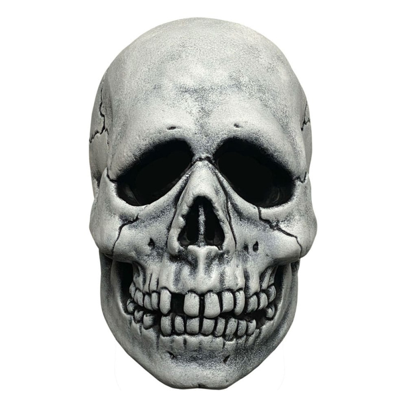 Don Post Vinyl Mask White Skull
