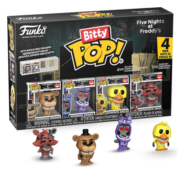 Five Nights at Freddy's Bitty POP! Vinyl Figure 4-Pack Series 6 2,5 cm