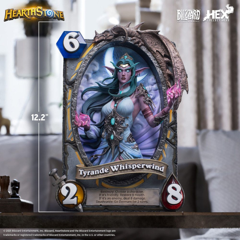 Hearthstone 3D Art Frame Statue Tyrande Whisperwind 31 cm 2