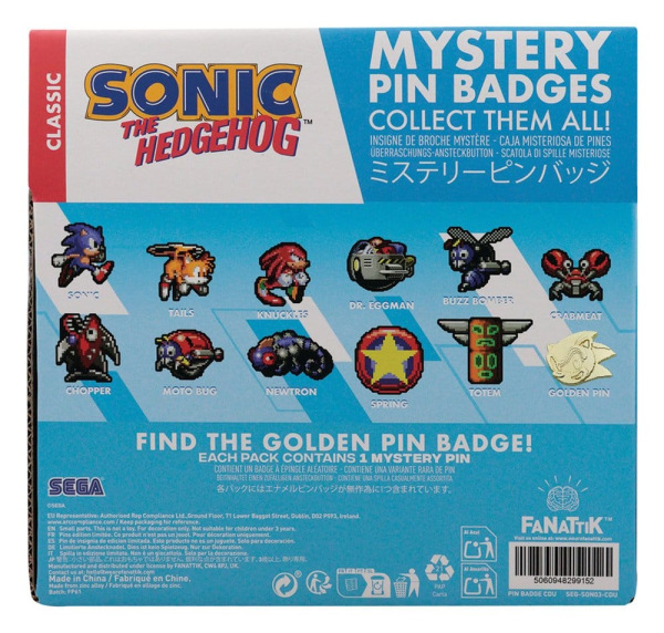 Sonic The Hedgehog Mystery Pin Badges Blind Box Display (12) 3