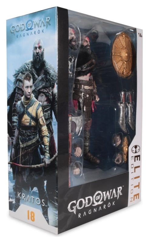 God of War Ragnarok McFarlane Elite Edition Deluxe Action Figure Kratos #18 18 cm 7