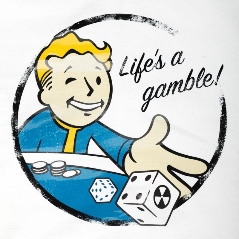 Fallout Zipper Hoodie Gamble Size XL 1