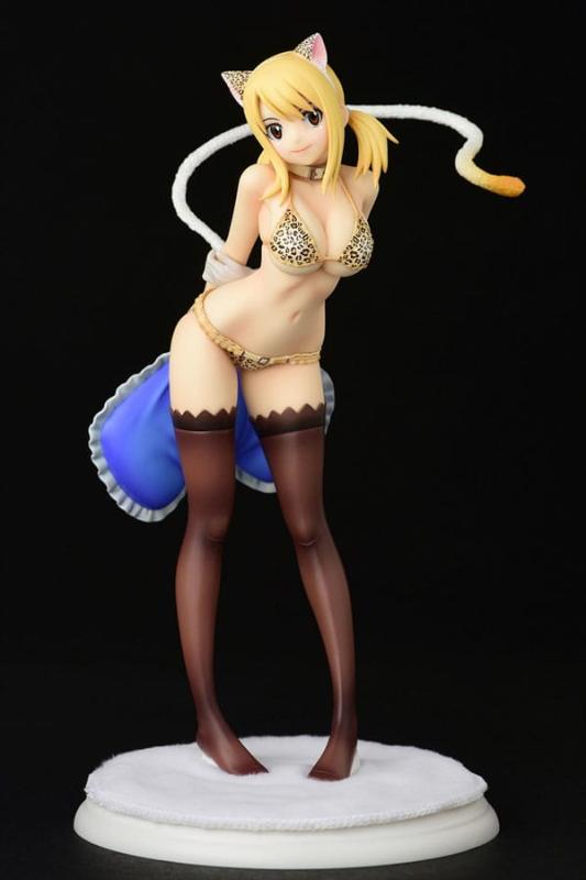 Fairy Tail Statue 1/6 Lucy Heartfilia - Leopard print CAT Gravure_Style 25 cm 1