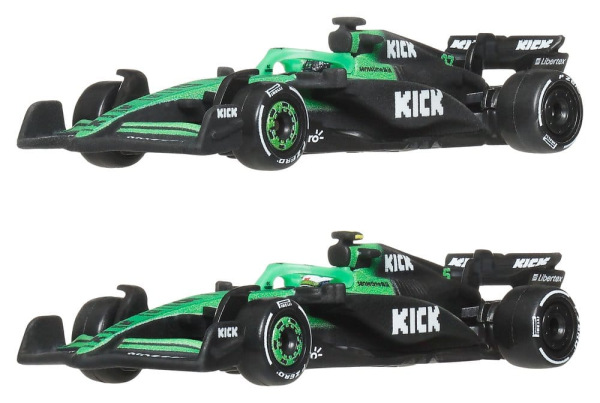 Formula 1 Hot Wheels Premium Die-Cast Vehicles 2-Pack 1/64 KICK Sauber Team