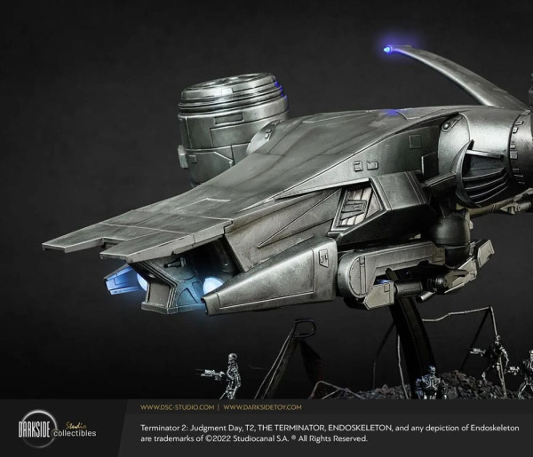 Terminator 2 Judgment Day Replica Aerial Hunter Killer 30th Anniversary Edition 60 cm 9