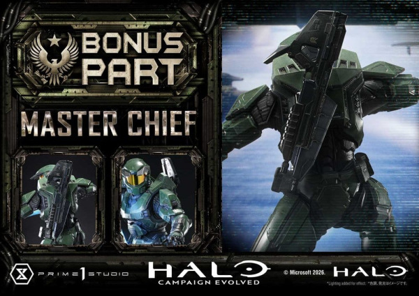 Halo Ultimate Premium Masterline Series Statue 1/4 Campaign Evolved Master Chief Bonus Version 78 cm 2