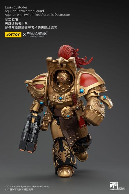 Warhammer The Horus Heresy Action Figure 1/18 Legio Custodes Aquilon Terminator Squad Aquilon with t 4