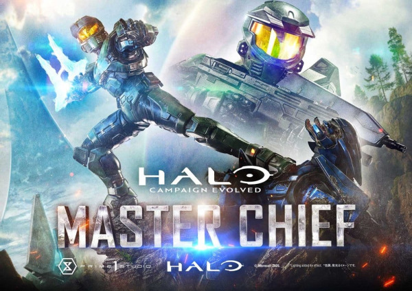 Halo Ultimate Premium Masterline Series Statue 1/4 Campaign Evolved Master Chief Bonus Version 78 cm 1