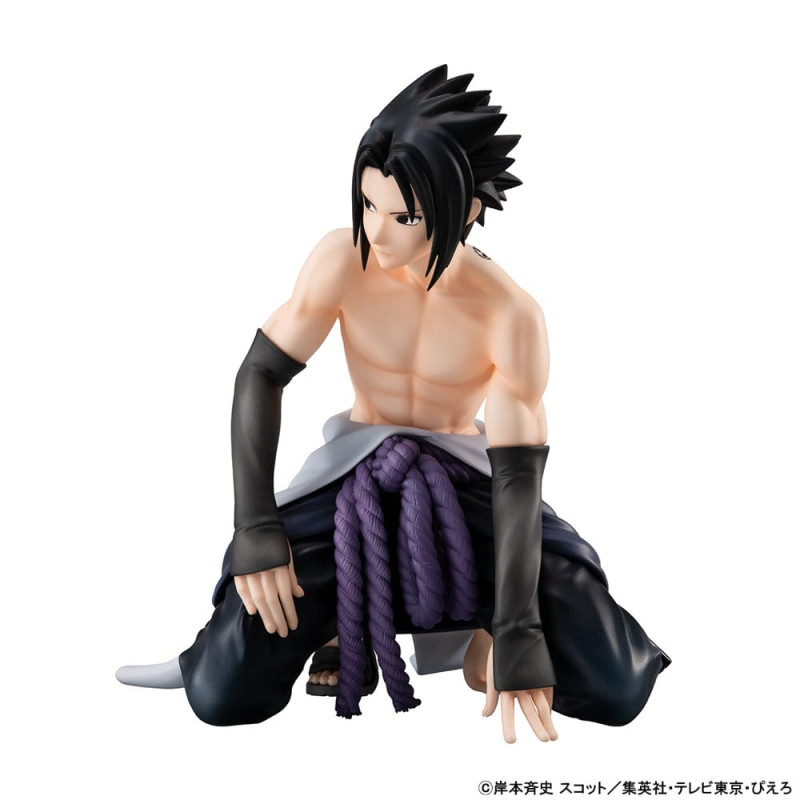 Naruto Shippuden G.E.M. Series PVC Statue Sasuke Palm Size 12 cm 4