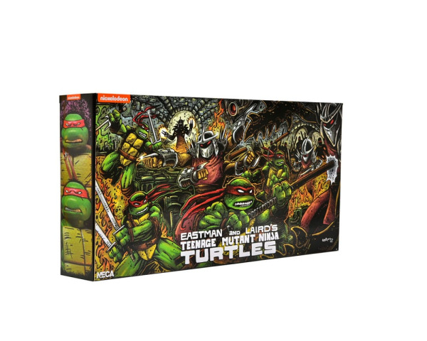 Teenage Mutant Ninja Turtles (Mirage Comics) 4-Pack Action Figures Leonardo, Raphael, Michelangelo, 2