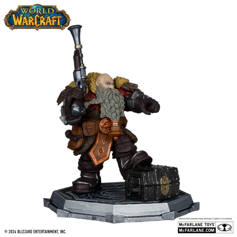 World of Warcraft PVC Statue 2-Pack 1/12 Dwarf Hunter: Beast Master & Pandaren: Monk (Gold Label) 15