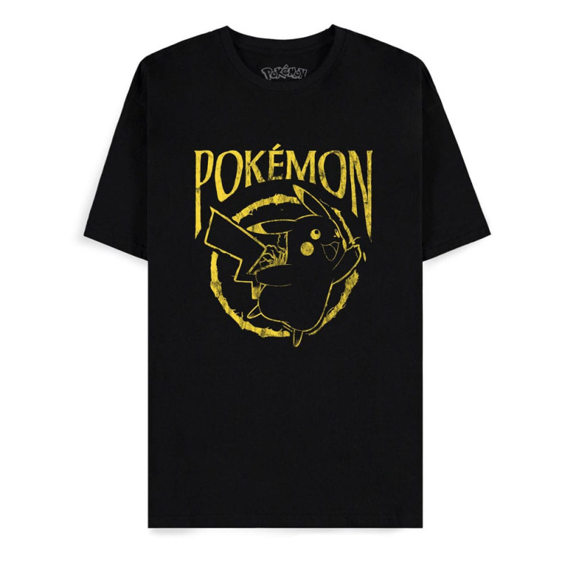 Pokémon T-Shirt Pikachu Thunderstrike Size L
