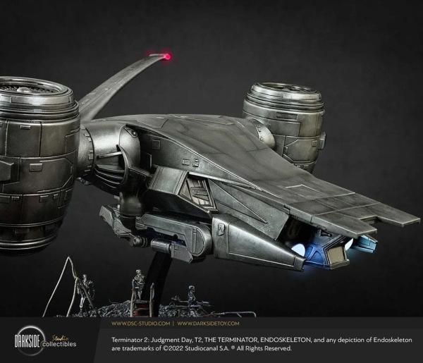 Terminator 2 Judgment Day Replica Aerial Hunter Killer 30th Anniversary Edition 60 cm 10