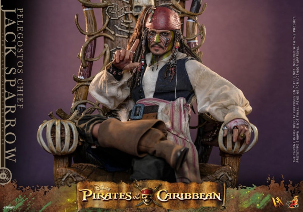 Pirates of the Caribbean: Dead Man's Chest Action DX Figure 1/6 Pelegostos Chief Jack Sparrow 30 cm 5