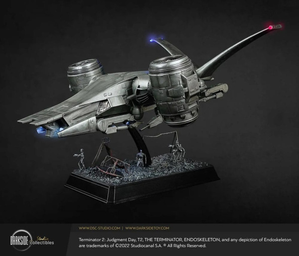Terminator 2 Judgment Day Replica Aerial Hunter Killer 30th Anniversary Edition 60 cm 8