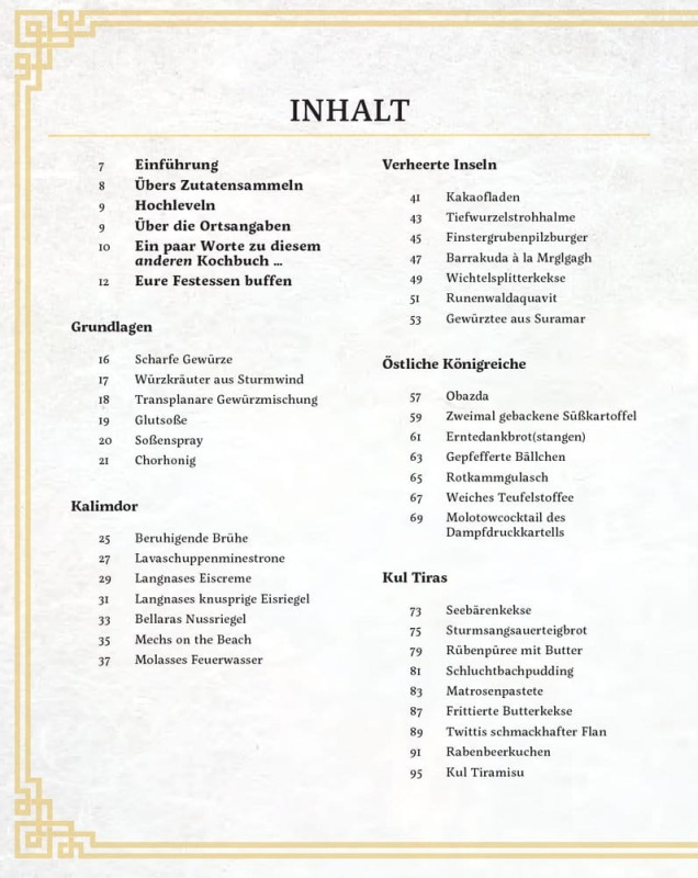 World of Warcraft: New Flavors of Azeroth - The Official Cookbook *German Version* 1