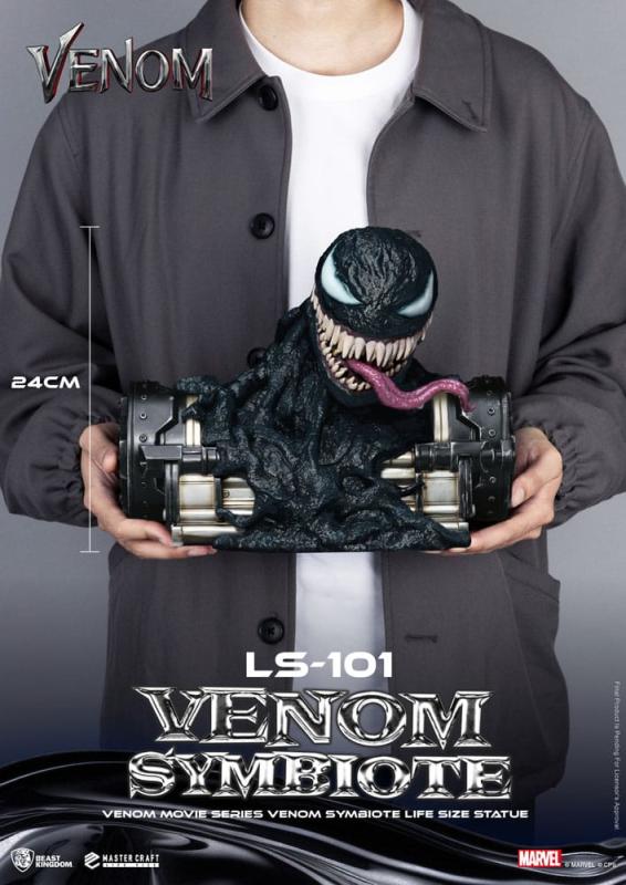 Venom Movie Series Life-Size Statue Venom Symbiote 24 cm 5