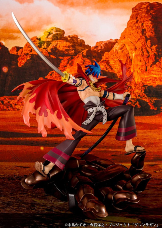 Tengen Toppa Gurren Lagann PVC Statue Kamina & Gurren 27 cm 2