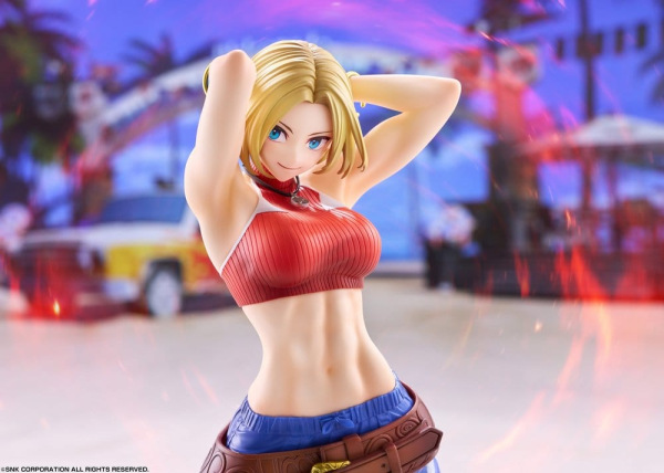 Fighting Girls Collection The King of Fighters XV PVC Figure 1/7 Blue Mary AmiAmi Limited Edition 26 10