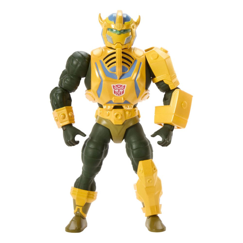 Masters of the Universe x Transformers Action Figure Bumblebee Armor Man-At-Arms heo European Exclus