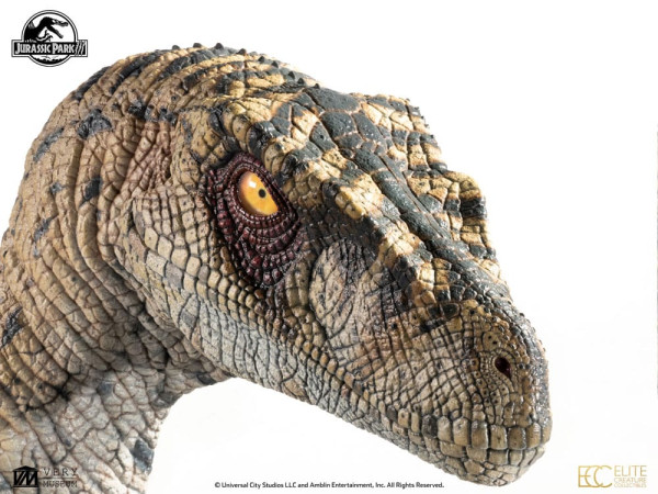 Jurassic Park III Bust Female Velociraptor White Queen 75 cm 8