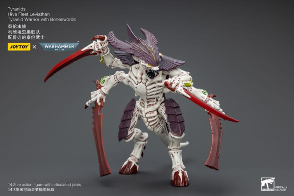 Warhammer 40k Action Figure 1/18 Tyranids Hive Fleet Leviathan Tyranid Warrior with Boneswords 12 cm 12