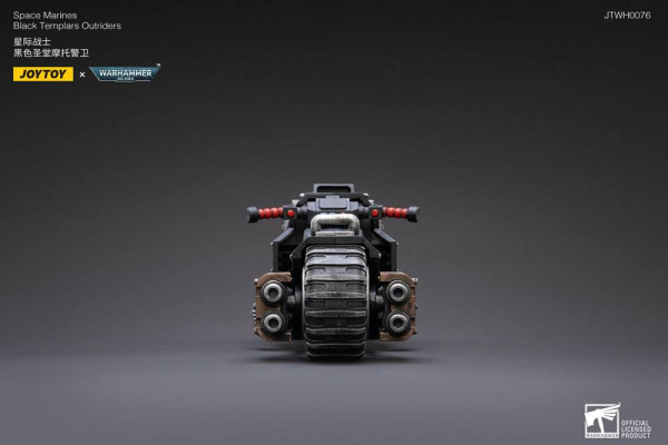 Warhammer 40k Vehicle 1/18 Black Templars Outrider Bike 22 cm 9