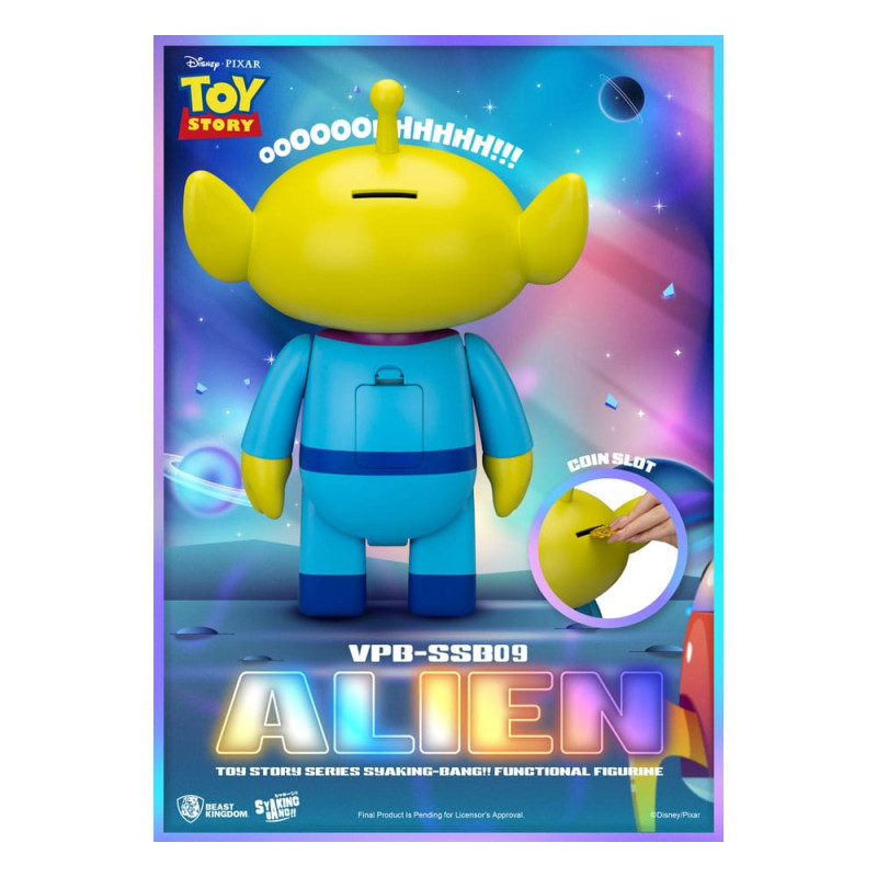Toy Story Syaking Bang Series PVC coin bank Alien 33 cm 2