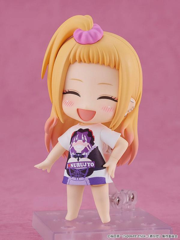 My Dress-Up Darling Nendoroid Action Figure Marin Kitagawa: Slippery Girls Full Graphic T-Shirt Ver.