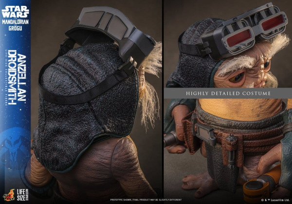 Star Wars: The Mandalorian & Grogu Life-Size Figure Anzellan Droidsmith 27 cm 14