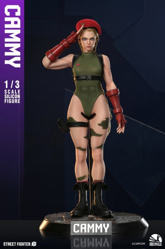 Street Fighter 6 Silicone Action Figure 1/3 Cammy 65 cm