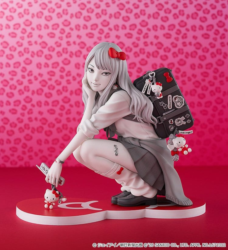 Junji Ito PVC Figure Gyaru Tomie x Hello Kitty 14 cm 2