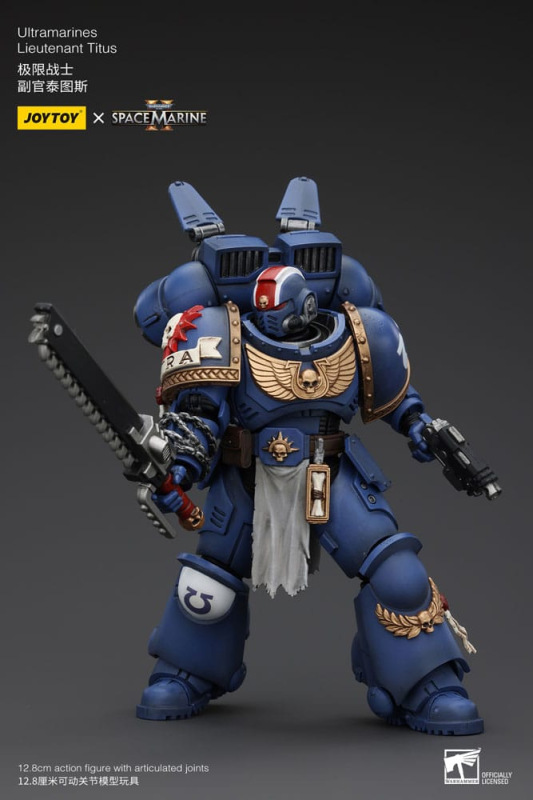 Warhammer 40k Action Figure 1/18 Uitramarines Lieutenant Titus 13 cm 7