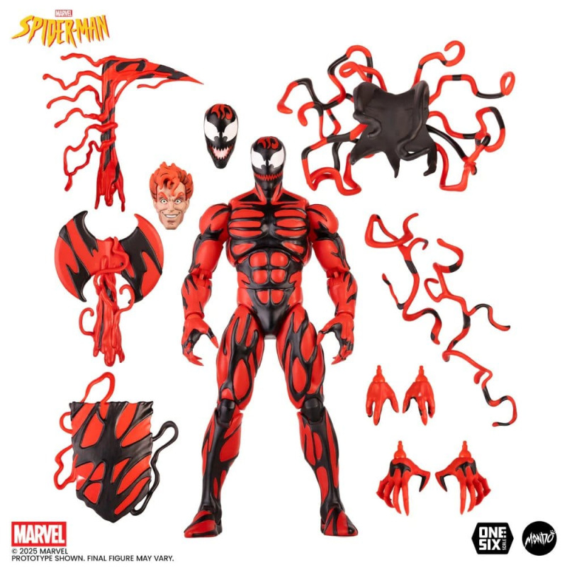 Spider-Man: The Animated Series Action Figure 1/6 Carnage Regular Edition 30 cm 1
