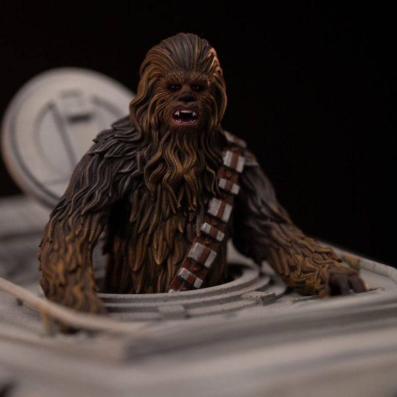 Star Wars Demi Art Scale Statue 1/20 AT-ST and Chewbacca 53 cm 5