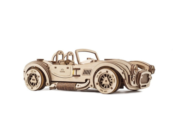 Ugears 3D Wooden Puzzle Drift Cobra Racing Car 5